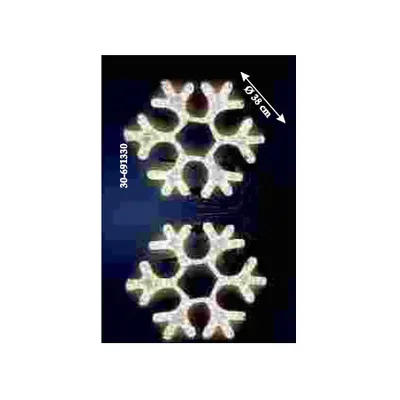 Fulg de zapada LED alb rece
