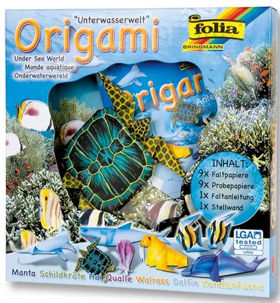 Set creativ pentru origami Folia - Lumea animalelor, lumea subacvatica