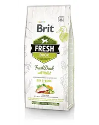 BRIT Fresh Active Run&Work Hrana uscata pentru caini, cu rata si mei 2,5 kg