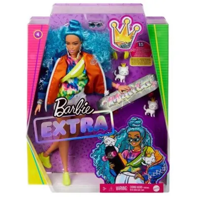 Papusa Barbie Extra Style Par Albastru Carliontat