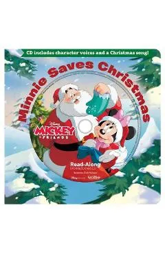 Minnie Saves Christmas Read-Along Storybook & CD