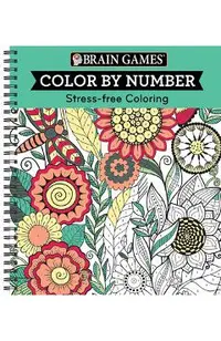 Brain Games - Color by Number: Stress-Free Coloring (Green)