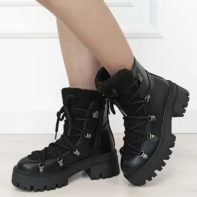 Ghete negre imblanite 9655 115