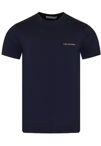 Tricou barbatesc bumbac/elastan - bleumarin