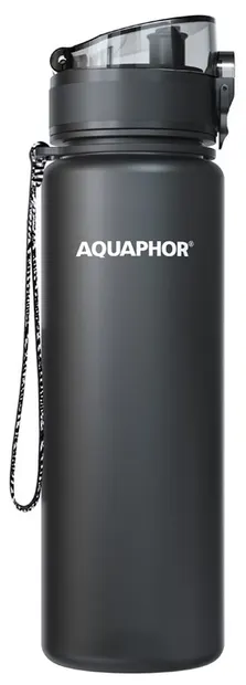 Sticlă filtrantă pentru apă Aquaphor - City, Filter, 0.5 l, neagră