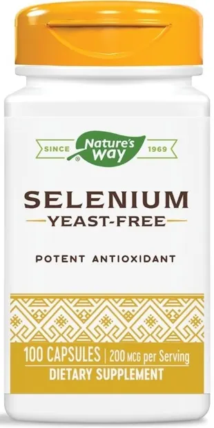 Selenium, 200 mcg, 100 capsule, Nature's Way