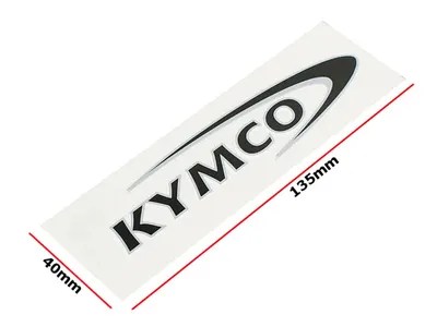 Autocolant Kymco, culoare negru