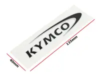 Autocolant Kymco, culoare negru