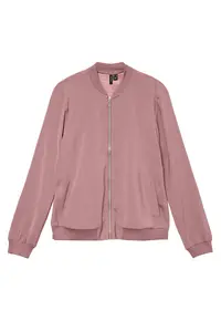 Geaca bomber Femeie - roz - poliester reciclat