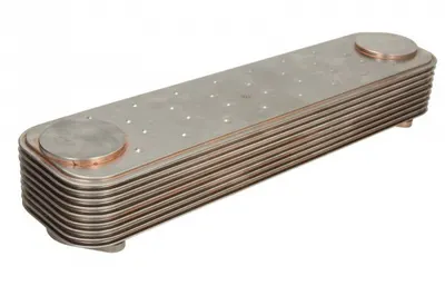 Radiator ulei (100x73x340mm, numar de nervuri: 9) potrivit IVECO EUROSTAR, EUROTECH MP, STRALIS I, STRALIS II F3AE0681B-F3AE3681D 01.93