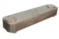Radiator ulei (100x73x340mm, numar de nervuri: 9) potrivit IVECO EUROSTAR, EUROTECH MP, STRALIS I, STRALIS II F3AE0681B-F3AE3681D 01.93-