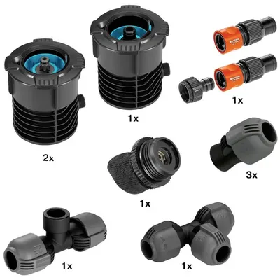 Set de pornire pentru irigare Gardena - Pipeline, 12 piese