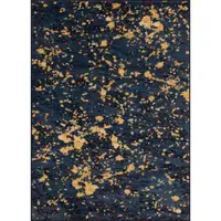 Covor albastru închis 133x190 cm Tonio – FD