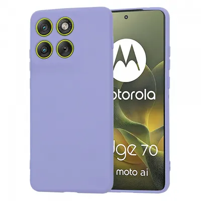 Husa pentru Motorola Edge 70, Techsuit, SoftFlex, Mov Deschis