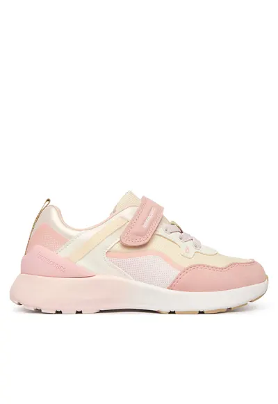 Pantofi sport fete - velcro - textil - roz