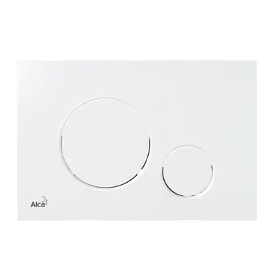Clapeta actionare wc alb lucios Alcaplast 670