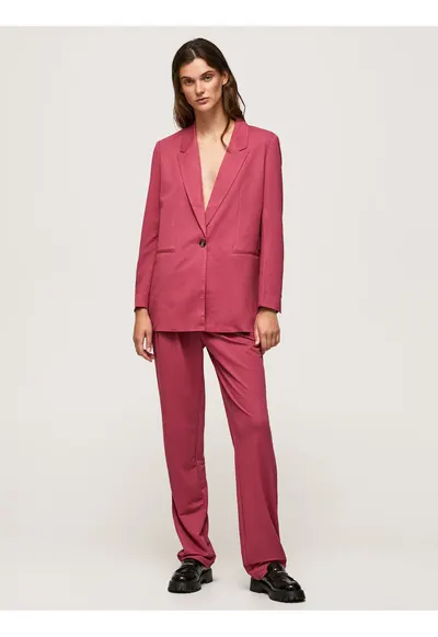 Pantaloni cu croiala dreapta Colette