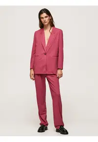 Pantaloni cu croiala dreapta Colette