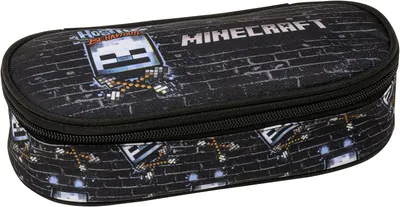 Penar școlar oval Graffiti Minecraft - Wall