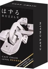 Puzzle logic metalic Hanayama - Mini Huzzle Cast Chain, silver
