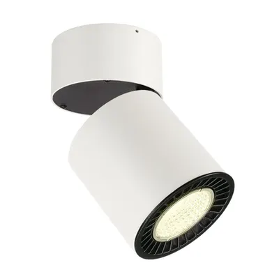 Corp iluminat TAVAN, SUPROS de Luminita Plafon, alb Plafon cu LED-uri de interior Montat Deschis, rotund, alb, 4000K, 60 ° reflector, CRI90, 2700lm