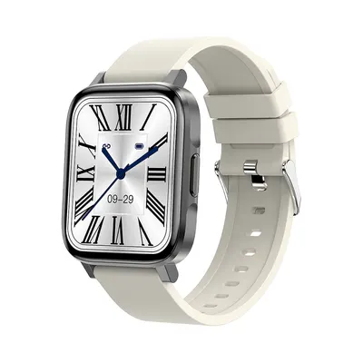 Ceas Smartwatch Twinkler TKY-F60, Gri cu Monitorizare ritm cardiac, Tensiune arteriala, Calitate somn, Distanta parcursa, Calorii, Pasi
