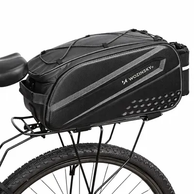 Sacoșă spate extensibilă pentru bicicletă cu curea de umăr WOZINSKY