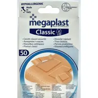 Plasturi Clasici Asortati, Megaplast, 50 Bucati