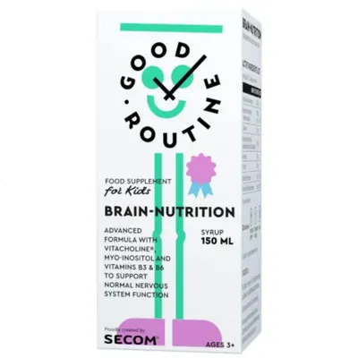 Brain-Nutrition, Secom | 150 ml, soluție orală