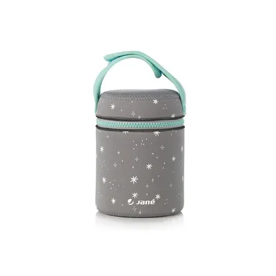 Termos mancare solida bebelusi, Jane, Din otel inoxidabil, 550 ml, Fara BPA, Cu gentuta din izopren, Mint