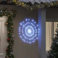 vidaXL Lumină stelară de Crăciun 140 LED-uri alb rece 17 cm
