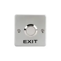 Buton cerere iesire PBK-G-19SS-2, 30 Vca, aparent, aliaj zincat