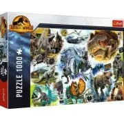 Puzzle 1000 piese Jurassic World. Pe urmele dinozaurilor, Trefl