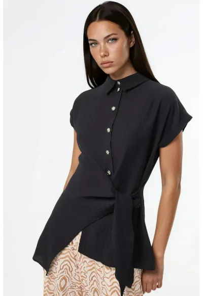 Top dama - Negru