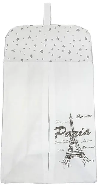 Geanta pentru scutece Bambino Casa - Paris, Bianco