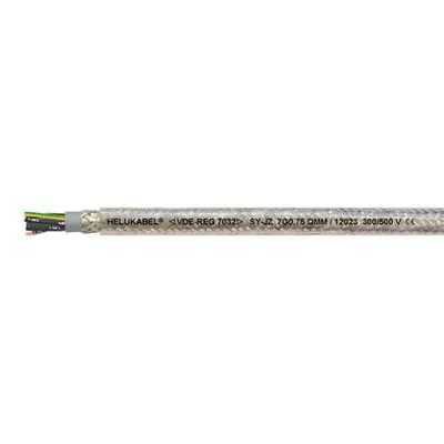 Cablu control ecranat SY-JZ 2×1.5 mm2 cu tresa din otel galvanizat