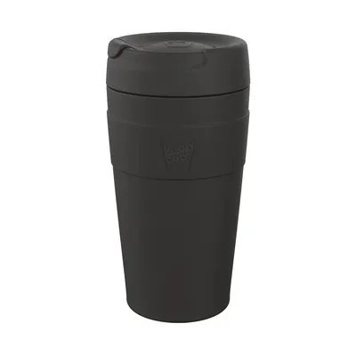 Cană termos neagră 454 ml Helix Thermal Black L – KeepCup