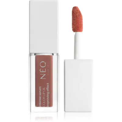 NEO MAKE UP Intense Serum Color Lip Oil Ruj de buze lichid, de lunga durata culoare 03 Fresh Peach 4.5 ml
