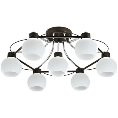 Candelabru Eurosize Berry,7 x E14, 230V, D.600cm,H.240 cm,Crom