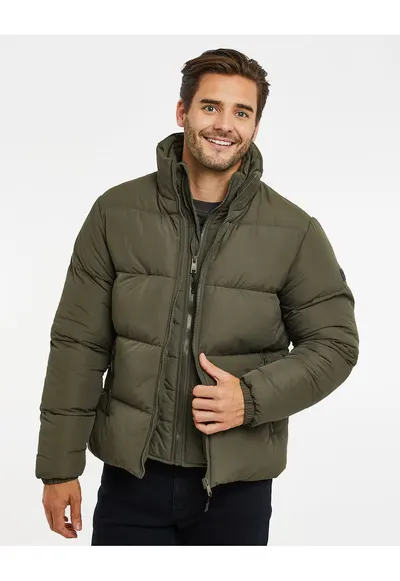 Geaca cu guler inalt Sapporo 6151 - Kaki