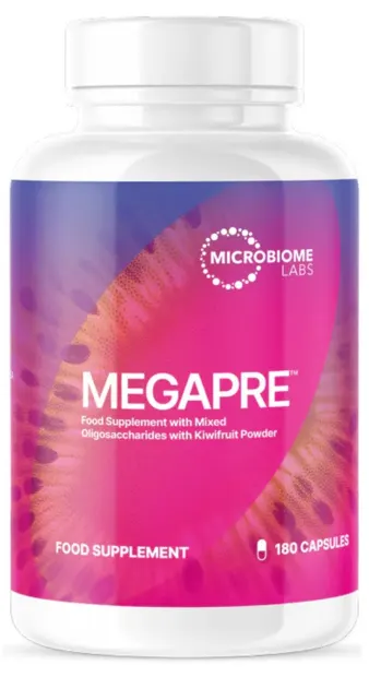 MegaPre Precision Prebiotic, 180 capsule, Microbiome Labs