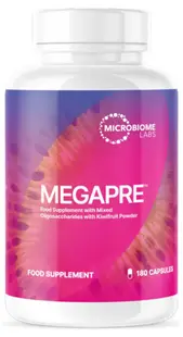 MegaPre Precision Prebiotic, 180 capsule, Microbiome Labs