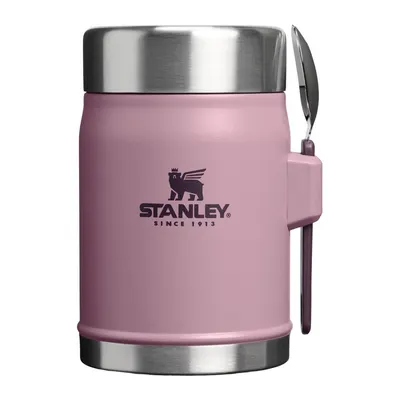 Termos mov pentru mâncare din oțel inoxidabil 400 ml Legendary Food Jar + Spork Purple Smoke – Stanley