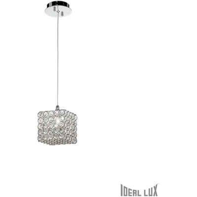 Corp de iluminat cu cristale taiate inserate in inele metalice 1x40W