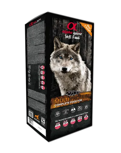 ALPHA SPIRIT Hrana uscata si moale caini adulti Multiprotein 9 kg