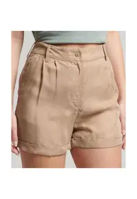 Pantaloni scurti Superdry Studios - cupro - bej -