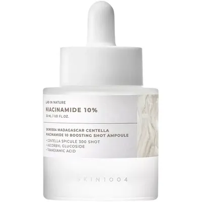 Ser de fata cu 10% niacinamida si Centella Boosting Shot Ampoule Skin1004, 30 ml