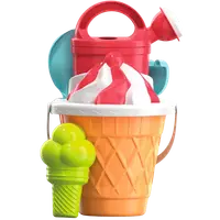 Set jucarii apa si nisip Galetusa cu unelte Gelato