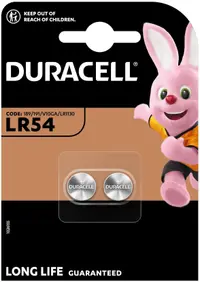 Baterii alcaline Duracell - LR54, 2 buc.