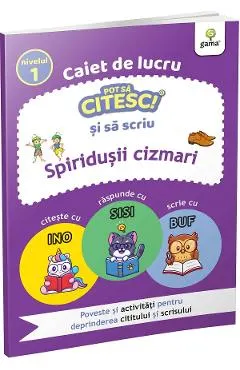 Caiet de lucru. Pot sa citesc si sa scriu: Spiridusii cizmari